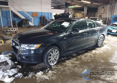 2015 Audi A6 3.0T Premium Plus from USA, damaged, VIN WAUFGAFCXFN006796
